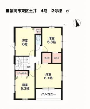 福岡市東区土井4期の間取り