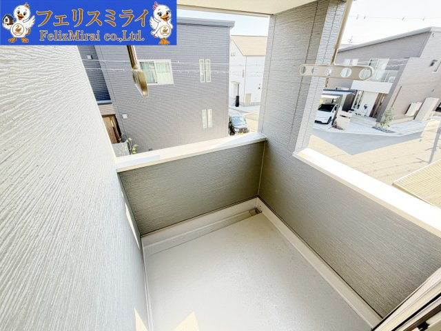 加古川市加古川町中津のバルコニー