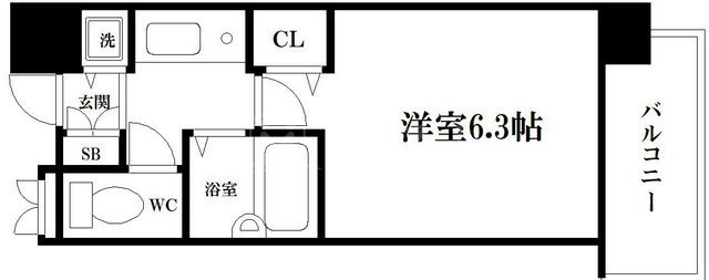 ディナスティ清水谷Ⅲの間取り