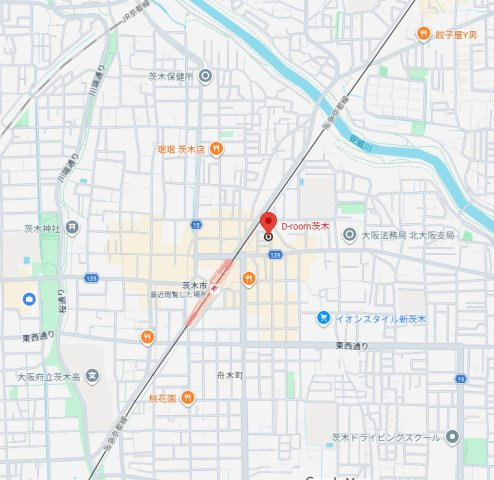 D-room茨木の地図