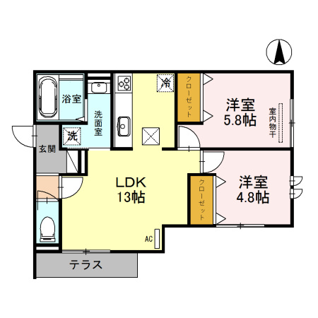 D-room茨木の間取り
