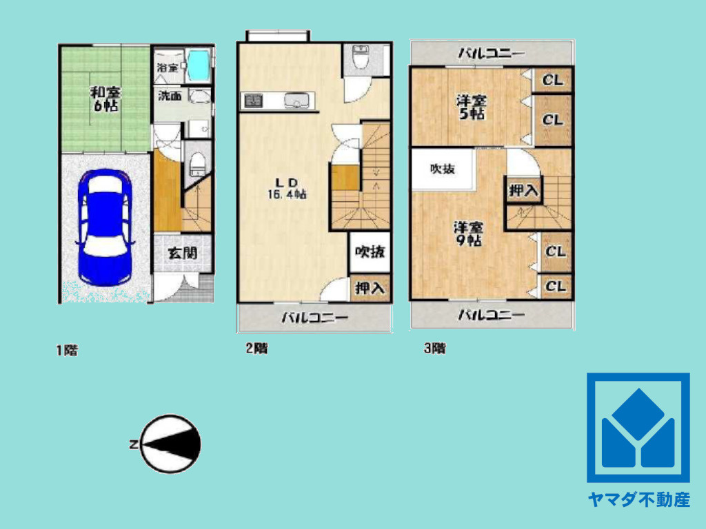伏見区深草西浦町４丁目の間取り