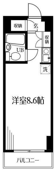 【間取り】 | ハイツ鹿島の森(ハイツカシマノモリ)
