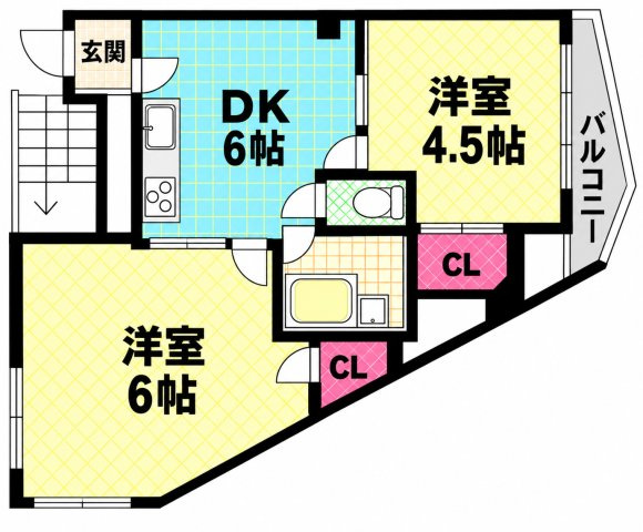 【間取り】 | 藤田ホワイトマンション