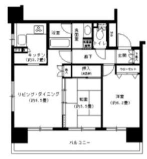 【間取り】 | パークキューブ浅草田原町 | 間取り