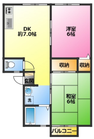 かにがやハイツの間取り|中階段式設計♪ハウスメーカー施工物件♪