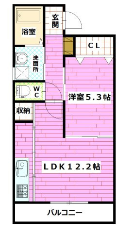 シャーメゾン東雲の間取り
