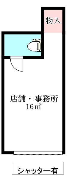 大阪市西区本田１丁目の店舗事務所の間取り