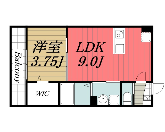 【間取り】 | AJ蘇我Ⅱ