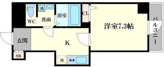 コメンズ梅田の間取り
