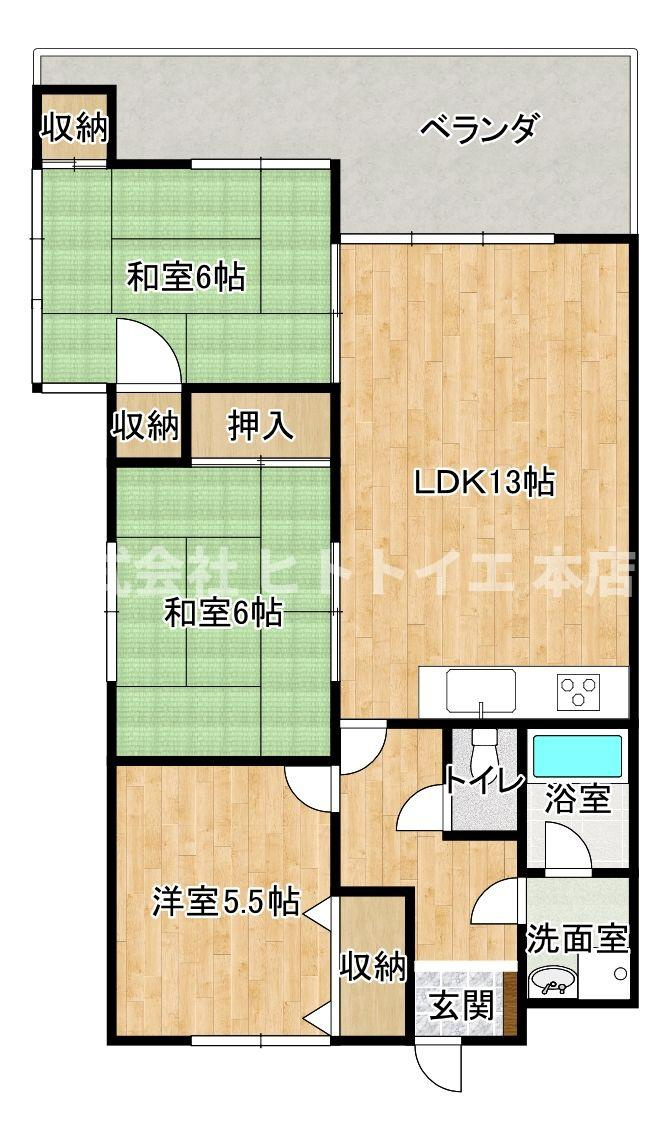 サンパーク丸山の間取り