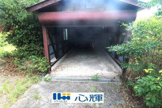 【駐車場】 | 山陽小野田市大字小野田 中古住宅・土地（約685坪）／6DK・2階建／農地有り