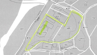 【地図】 | 山陽小野田市大字小野田 中古住宅・土地（約315坪）／6DK・2階建 | 地番：2846-1／土地家屋部分（地目：宅地）
地番：2845-1／土地部分（地目：畑）