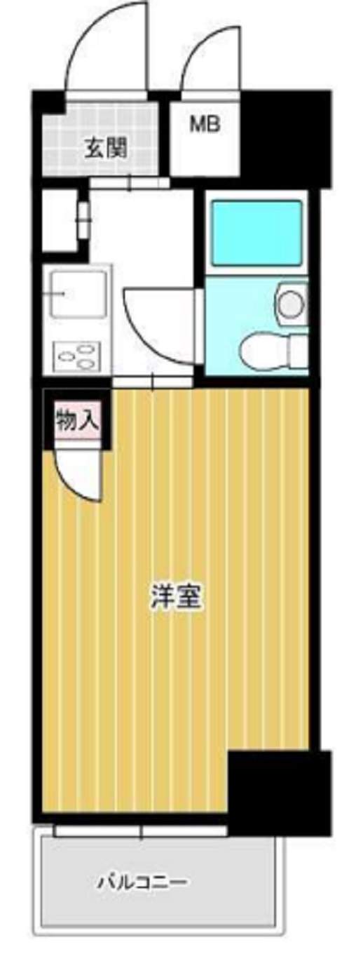キャッスルマンション大森A号館の間取り