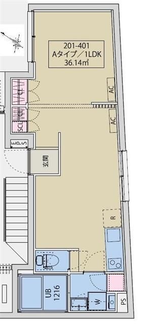 ＭＡＸＩＶ　ＣＩＴＹ板橋区役所前の間取り