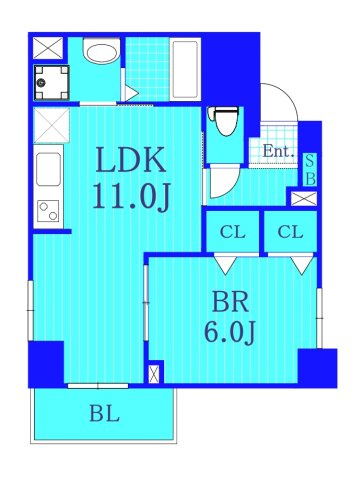 リバブルKの間取り