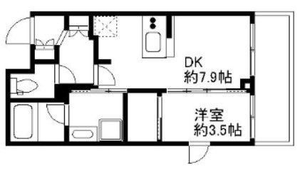 アンベリール墨田Ⅲの間取り