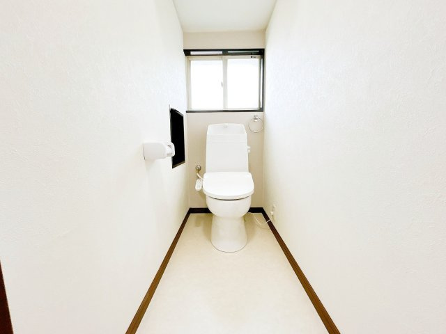 仲介手数料不要　カチタス菊陽町花立2丁目　戸建て【武蔵ヶ丘北小・武蔵ヶ丘中】のトイレ|トイレ（交換済）