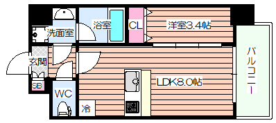 【間取り】 | エスリードレジデンス大阪福島シティスクエア
