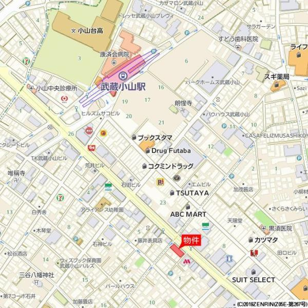 Ｂｒｉｌｌｉａ武蔵小山ｉｄの地図