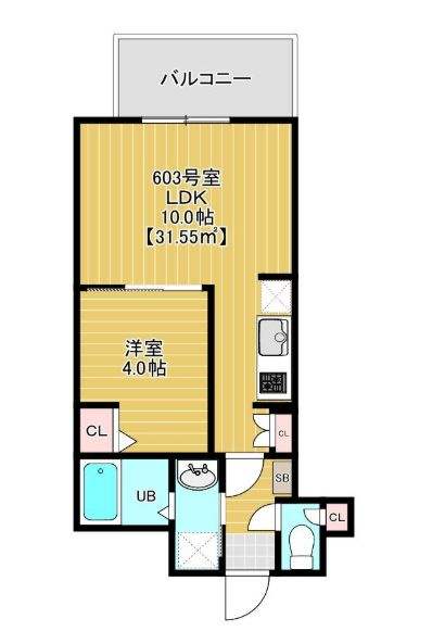 金太郎ヒルズ３７２　の間取り
