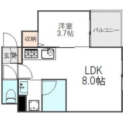 GRANDHILLS西大島の間取り