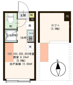 【間取り】 | エスタディオ北千住
