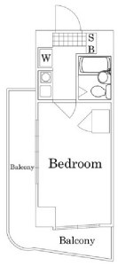 【間取り】 | メゾンミール元住吉 | 間取りです。