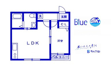【間取り】 | ベイルーム白根Ⅱ
