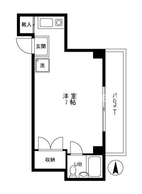 アミューズ柿崎の間取り