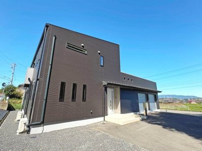 【外観】 | 桑名市大字赤尾　住居付店舗事務所 | オール電化仕様の３ＬＤＫ住居＋店舗事務所＋屋内車庫（作業所）