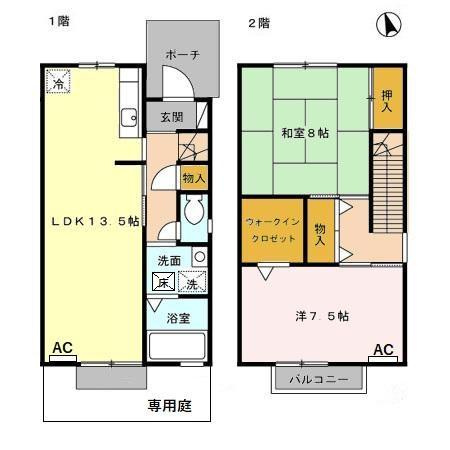 アネックス河尻　Cの間取り