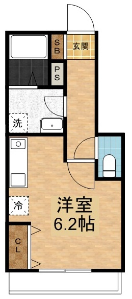 V-room1の間取り
