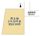 大津市弥生町1-8　売土地の画像