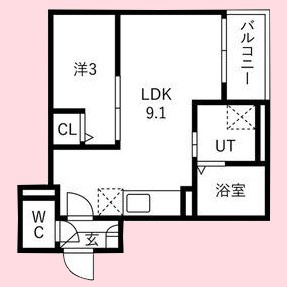 Jack okegawaizumiⅠの間取り