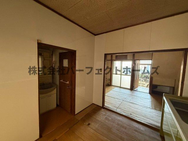 招提大谷3丁目戸建　賃貸のキッチン|ダイニングキッチンです
