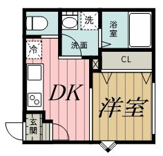 カームフ千葉寺の間取り