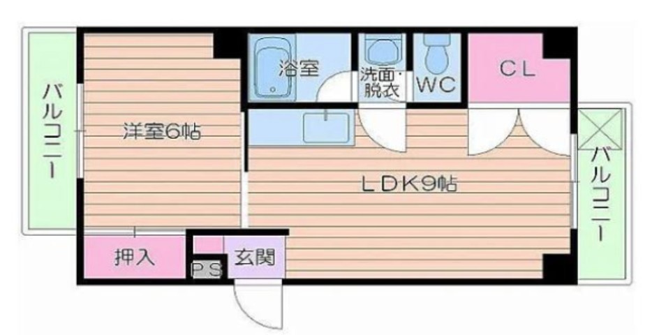 コスモトム日本橋Ⅱの間取り|コスモトム日本橋Ⅱ　間取り