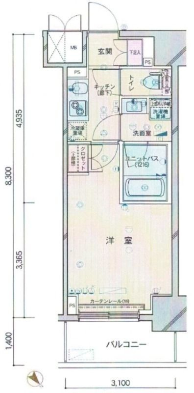 ルーブル中板橋弐番館の間取り