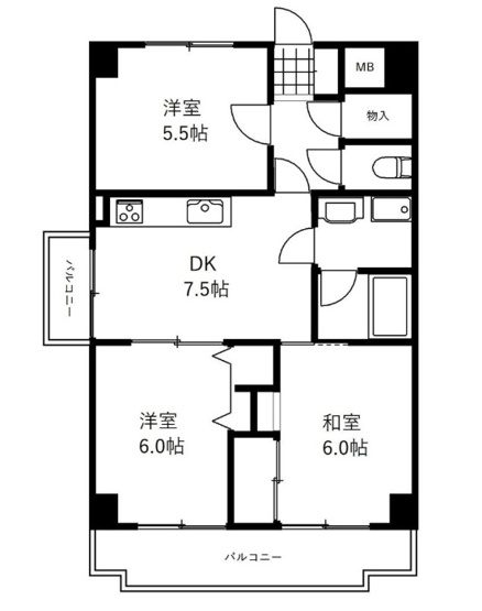 【間取り】 | エクセル立川
