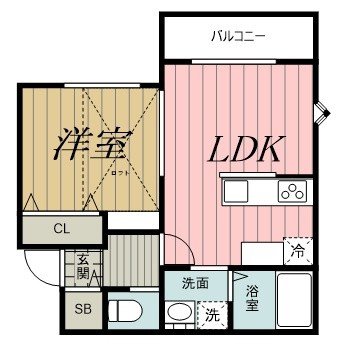 カームフ千葉寺の間取り
