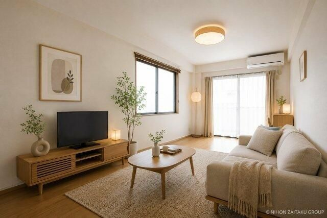 さいたま市西区大字宝来の賃貸マンションの居間・リビング