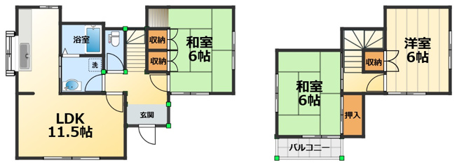【間取り】 | やすらぎのカシェット