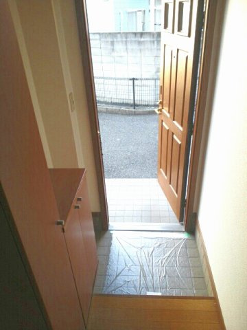 ドミール北小路の玄関|毎日通る玄関はこちらです
