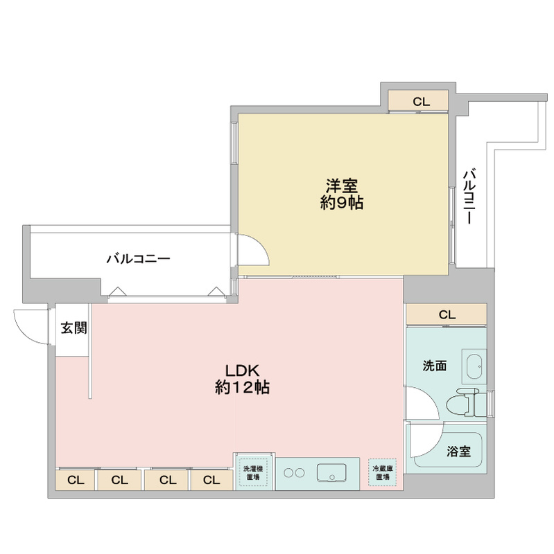 アーバンフラッツ湊町の間取り
