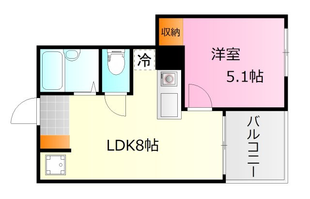 【間取り】 | 第5アイエスビル