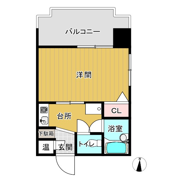 名古屋市名東区上社２丁目の中古マンションの間取り