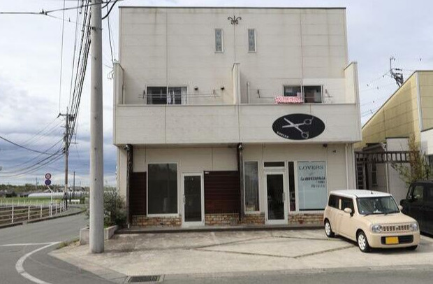 合志市須屋のアパートの外観