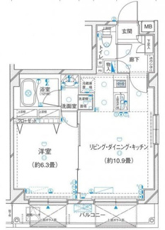 【間取り】 | ジェネラルアパートメント常盤台 | 間取りです。