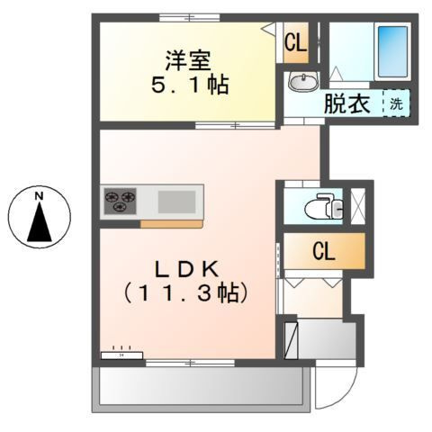 プラスoneハイムの間取り